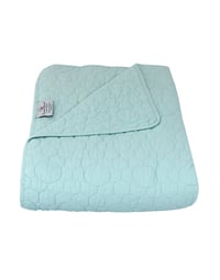 Image 1 of Robins Egg HexiDaisy Quilted Throw