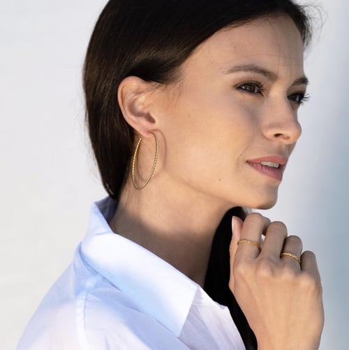 Image of Boucles d'oreilles Blanca