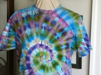 Image 3 of Spiral Ice Dyed T-shirt - Unisex/Men's Medium - FREE SHIPPING