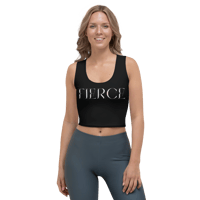 Image 5 of FIERCE Black Crop Top