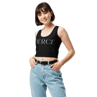 Image 15 of FIERCE Black Crop Top