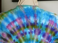 Image 6 of Spiral Ice Dyed T-shirt - Unisex/Men's Medium - FREE SHIPPING