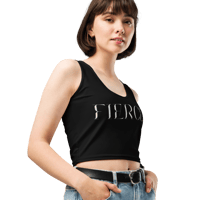 Image 8 of FIERCE Black Crop Top