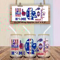 Buffalo Bills Football Uv Dtf Wrap  FB36 