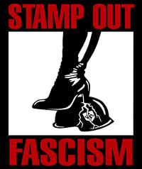 Image 2 of STAMP OUT FASCISM -tote bag-