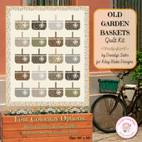 Image 18 of WHITE CHOCOLATE CANYON-The Old Garden Baskets Quilt Kit 66" x 80"