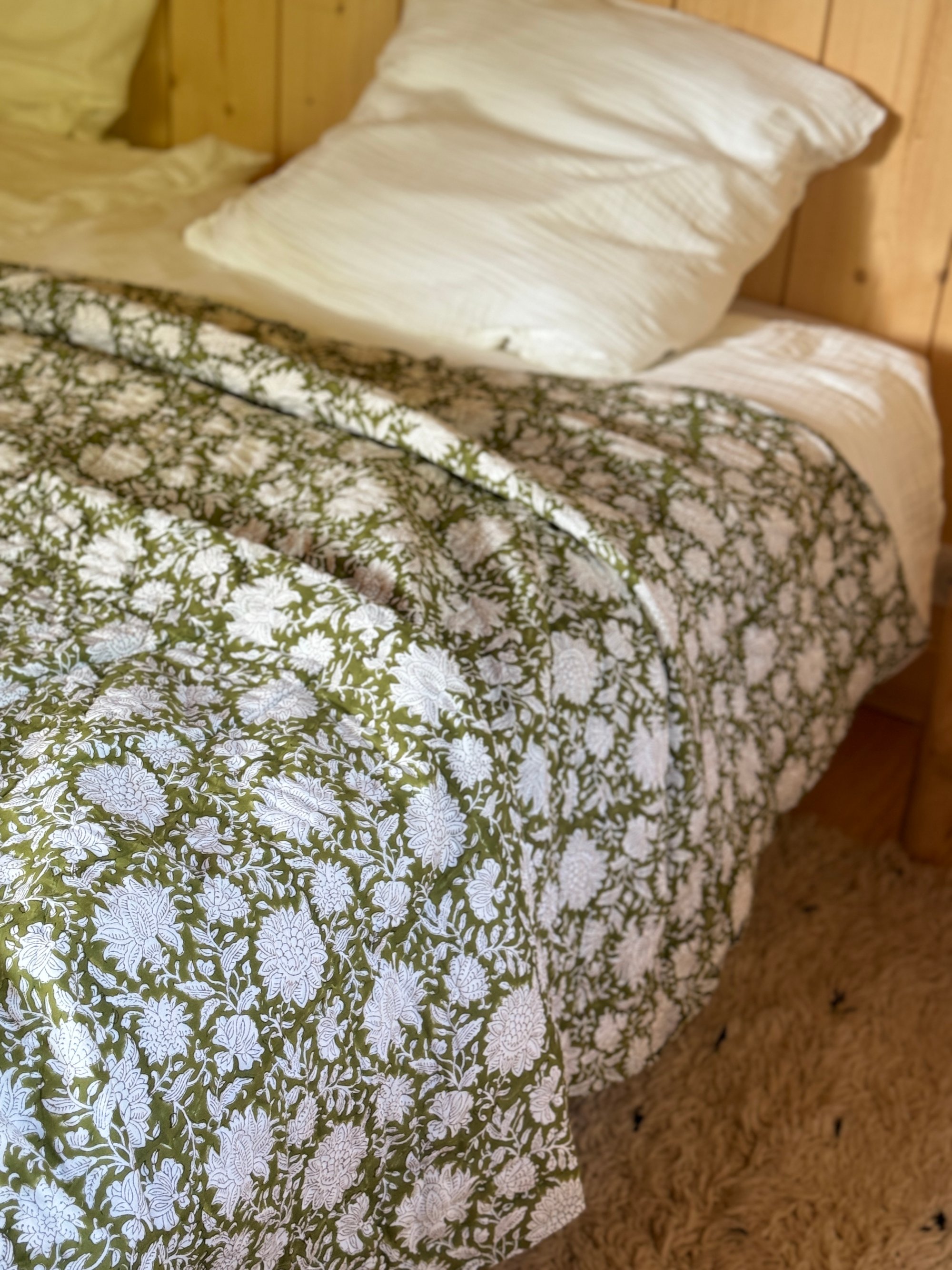 Couvre-lit Réversible En Jacquard De Coton Emily Lin Couvre-lit Réversible En Jacquard De Coton Emily Lin