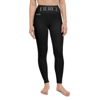 Image 20 of FIERCE Black Yoga Leggings