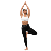 Image 19 of FIERCE Black Yoga Leggings