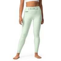 Image 14 of FIERCE Honeydew Yoga Leggings