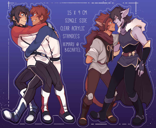 Image of Klance Acrylic Standees