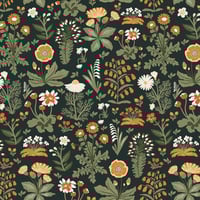Image 3 of PINE FOREST TRUFFLE-The Old Garden Baskets Quilt Kit 66" x 80"