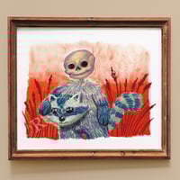 "Raccoon Costume" Original Painting