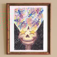 "Trippy Skeleton" Original Painting