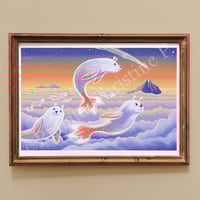 "Space Seals" Original Painting