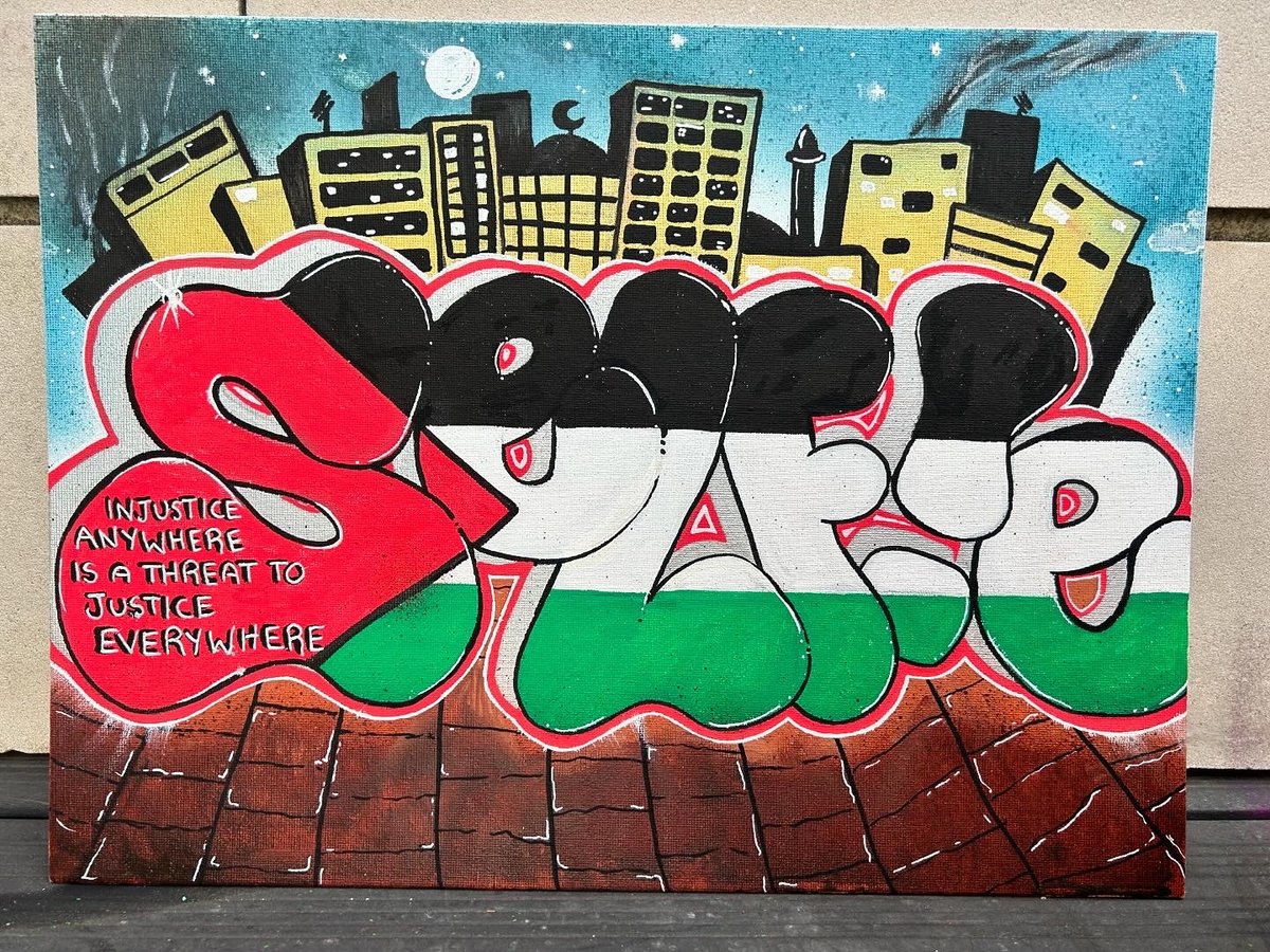 Palestine canvas board Selfiee Nego