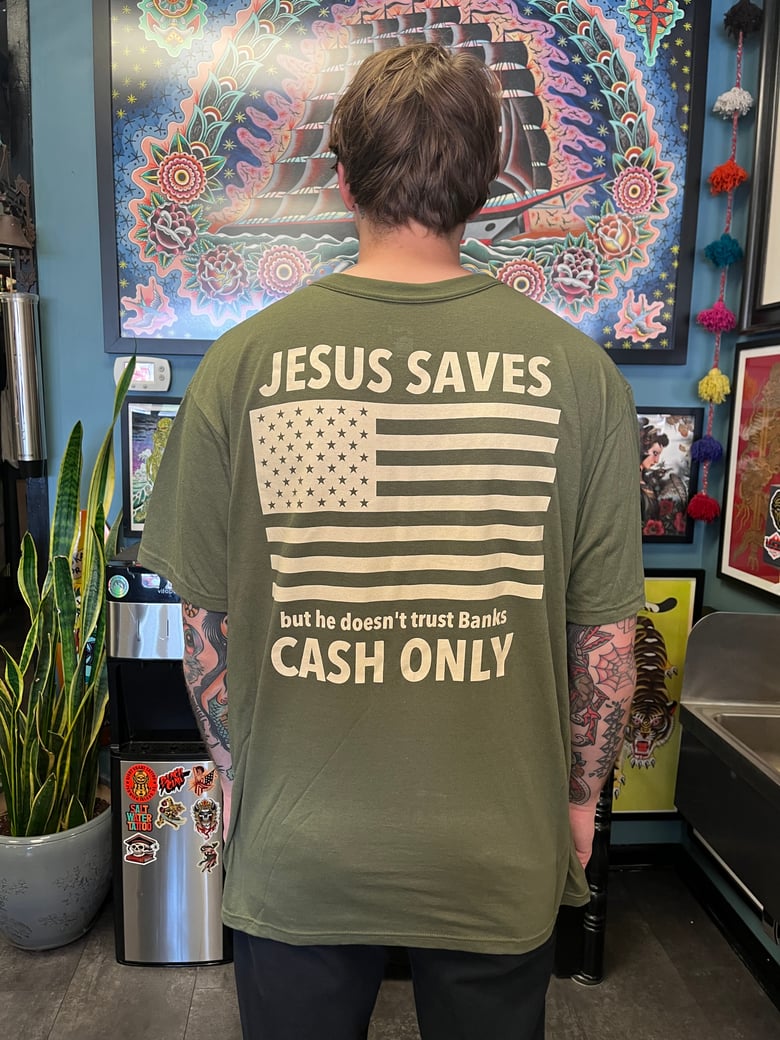 Image of Jesus Saves T-shirt