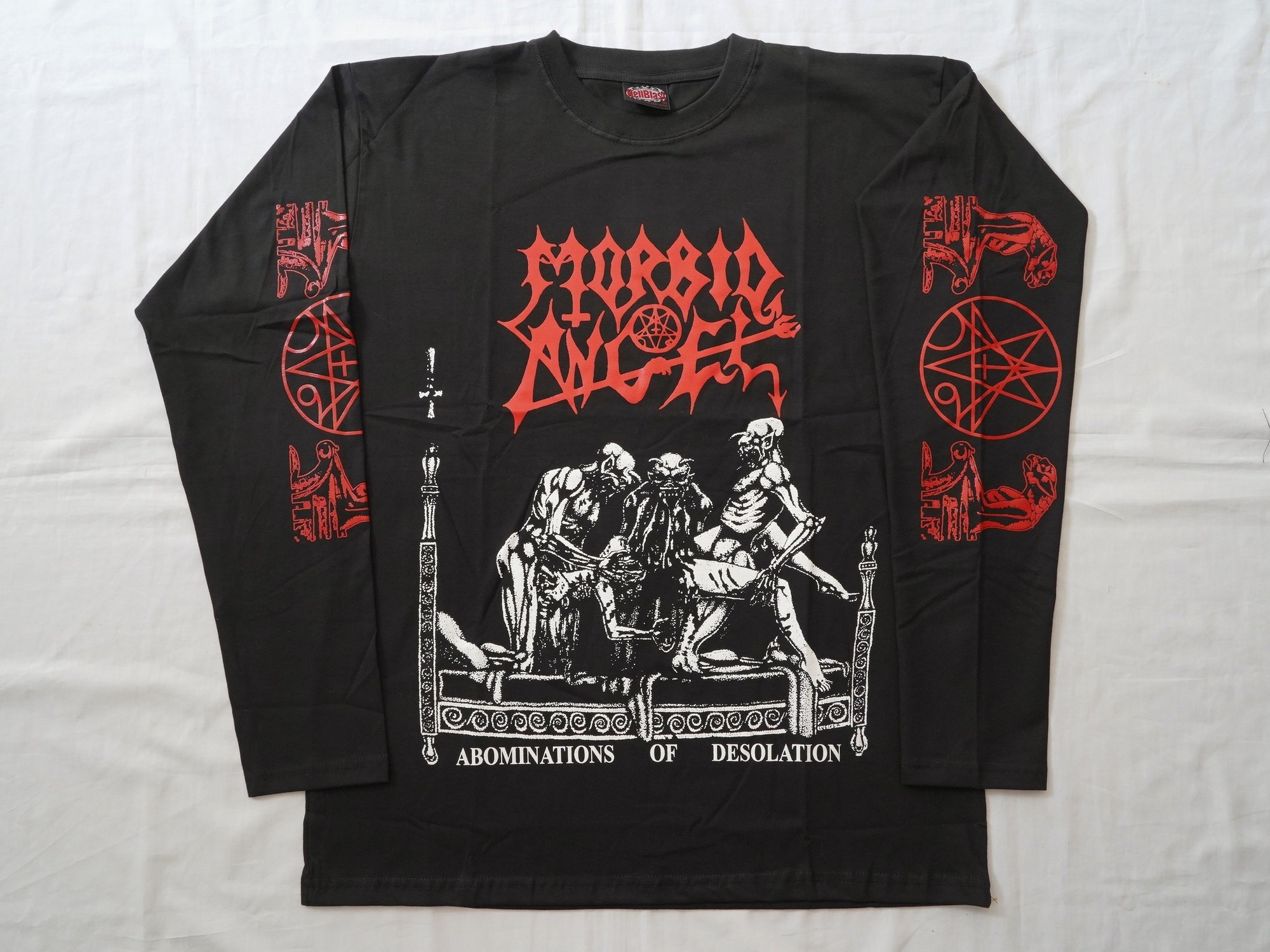 Morbid Angel - Altars Of Madness (B&C) Long Sleeve Black T-Shirt death  obituary