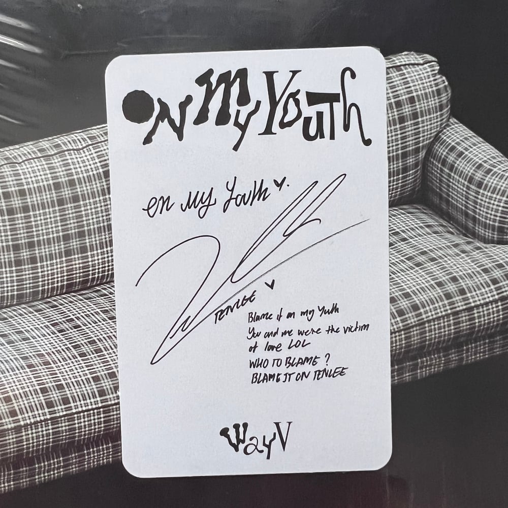 Image of WayV Ten On My Youth SMini Photocard