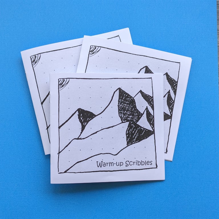 Warm-Up Scribbles - Mini Zine