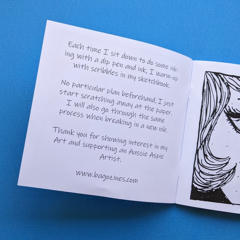 Warm-Up Scribbles - Mini Zine Image 2