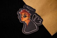 Sticker phosphoresent Crowley