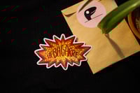 Image 1 of Sticker pailleté La bagarre