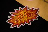 Image 2 of Sticker pailleté La bagarre
