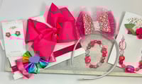 Image 2 of Fuchsia Bow Set