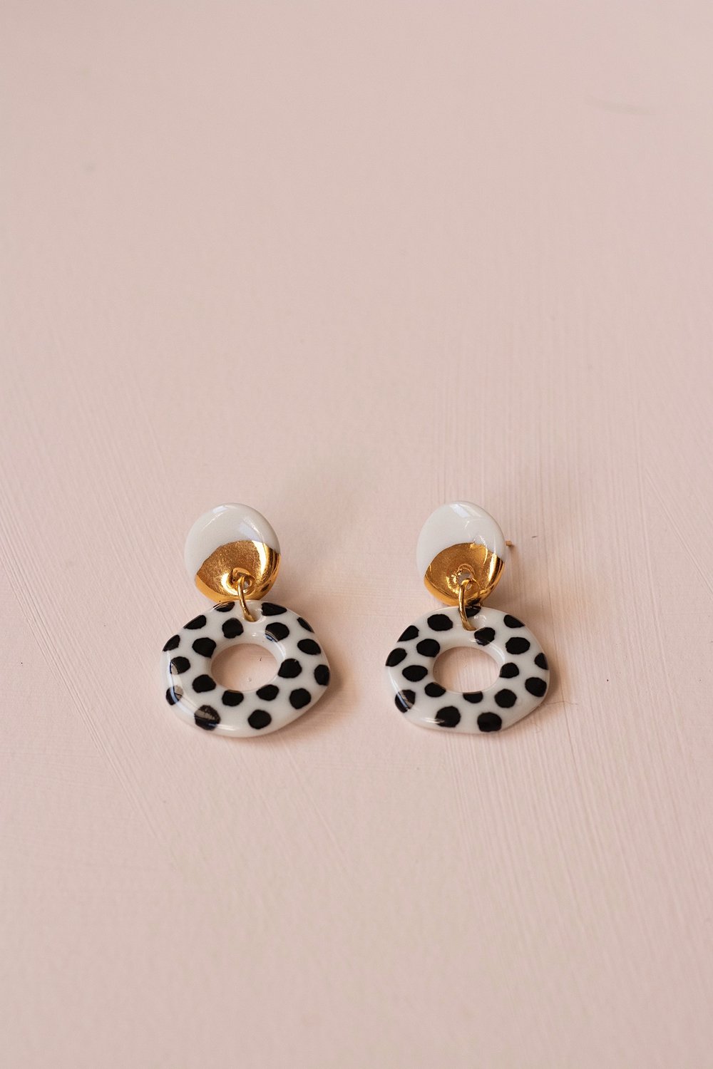 Image of CÉLINE Porcelain Earrings