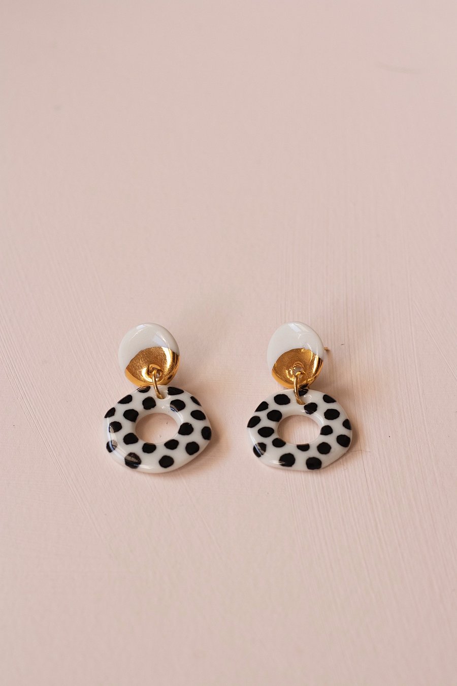 Image of Céline Porcelain Earrings