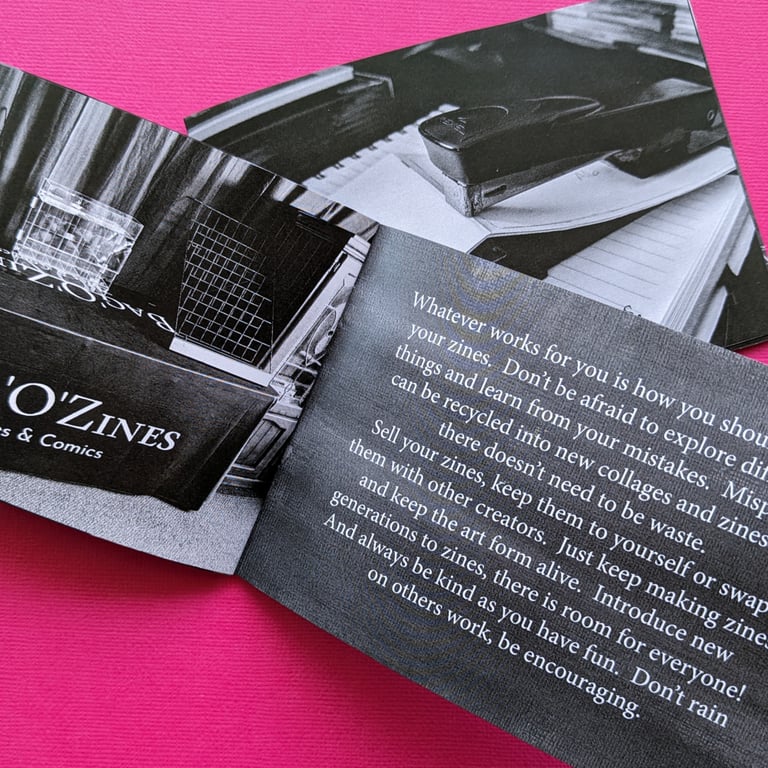 A Zine Process - Mini Zine Image 3