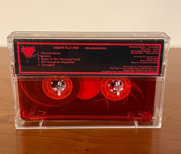 DEATH FILE RED 'Inhumanitarian' cassette