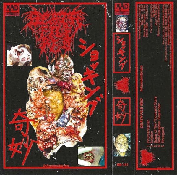 DEATH FILE RED 'Inhumanitarian' cassette