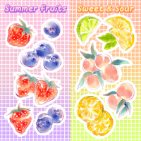 Image 1 of FRUIT STICKERS