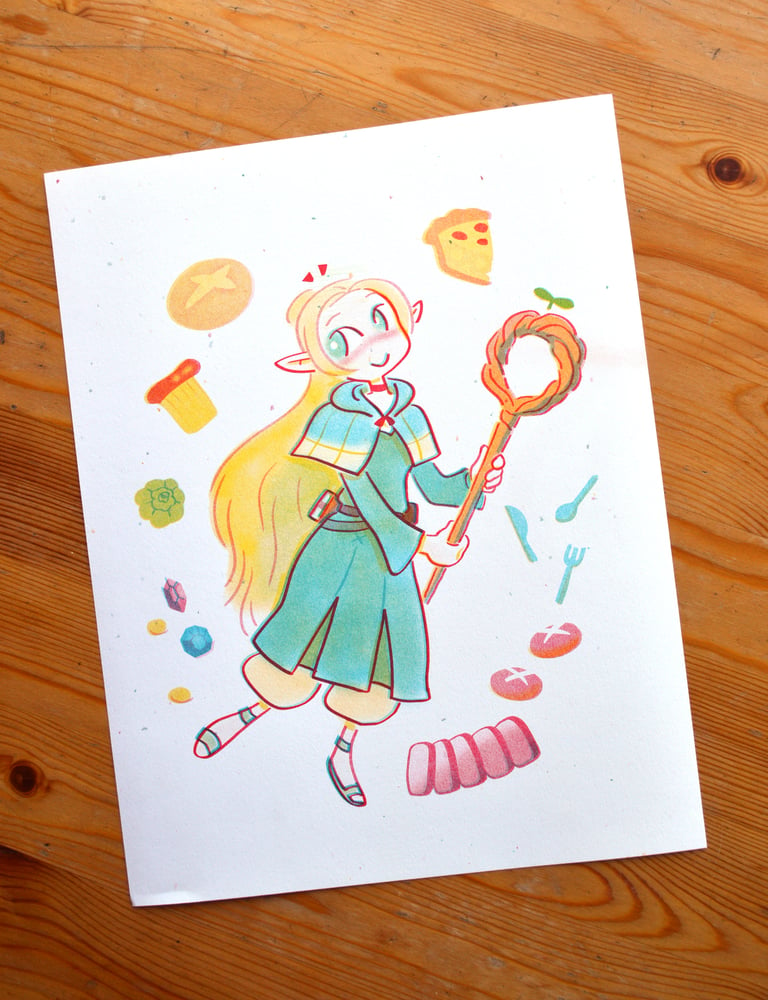 Image of Marcille Risograph Print - 8.5x11"