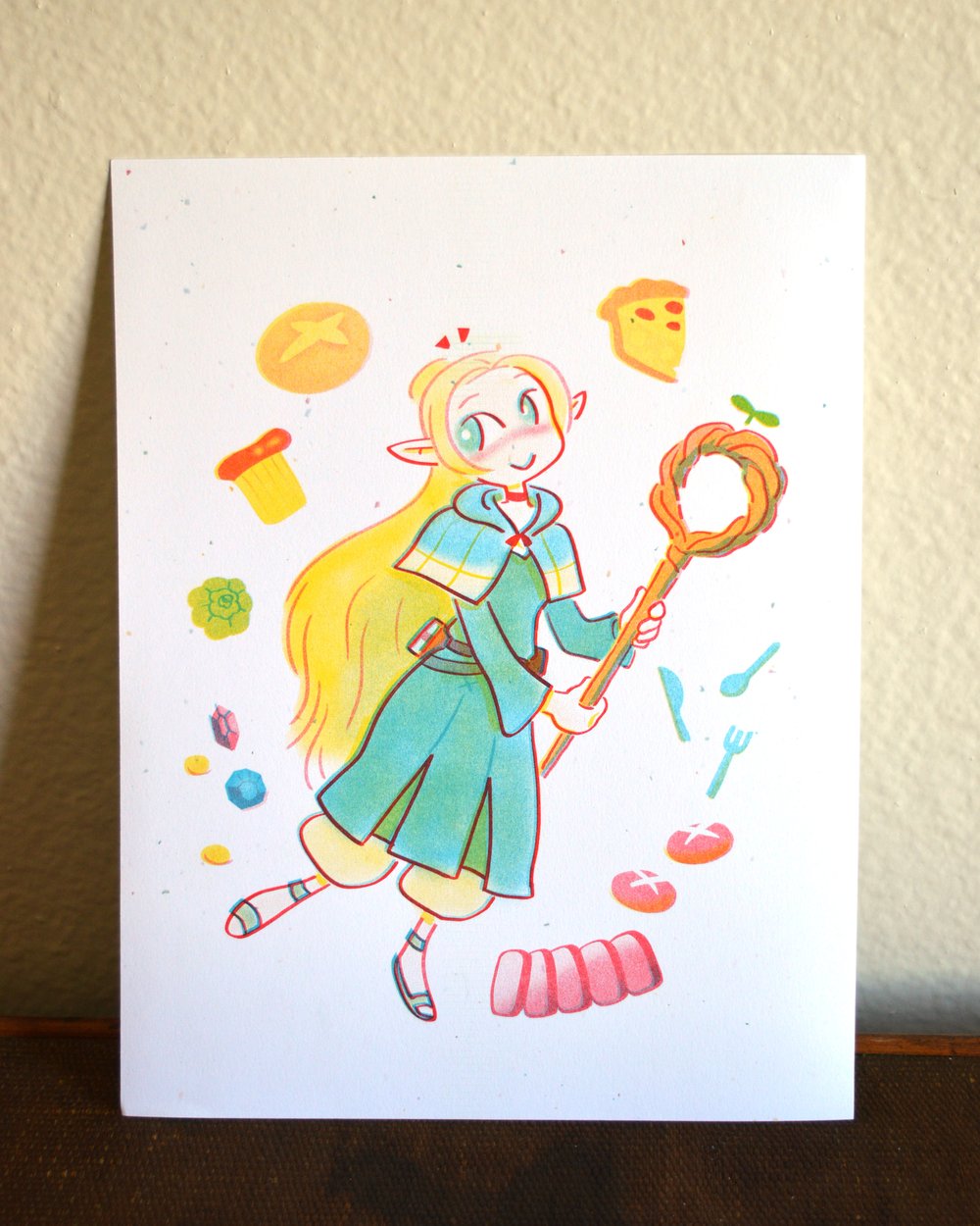 Image of Marcille Risograph Print - 8.5x11"