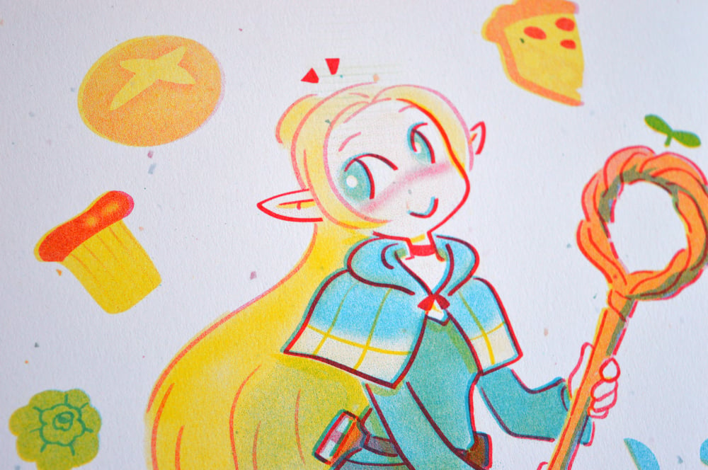 Image of Marcille Risograph Print - 8.5x11"