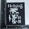 HELLSING canvas sew-on BLACK patch