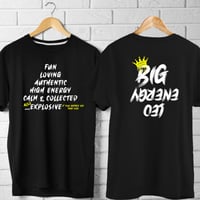 Big Leo Energy Tshirt Front & Back