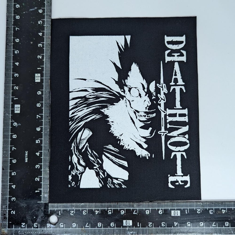 DEATHNOTE canvas sew-on BLACK patch