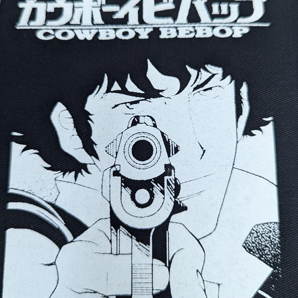 COWBOY BEBOP canvas sew-on BLACK patch