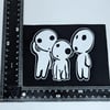 KODAMA canvas sew-on BLACK patch