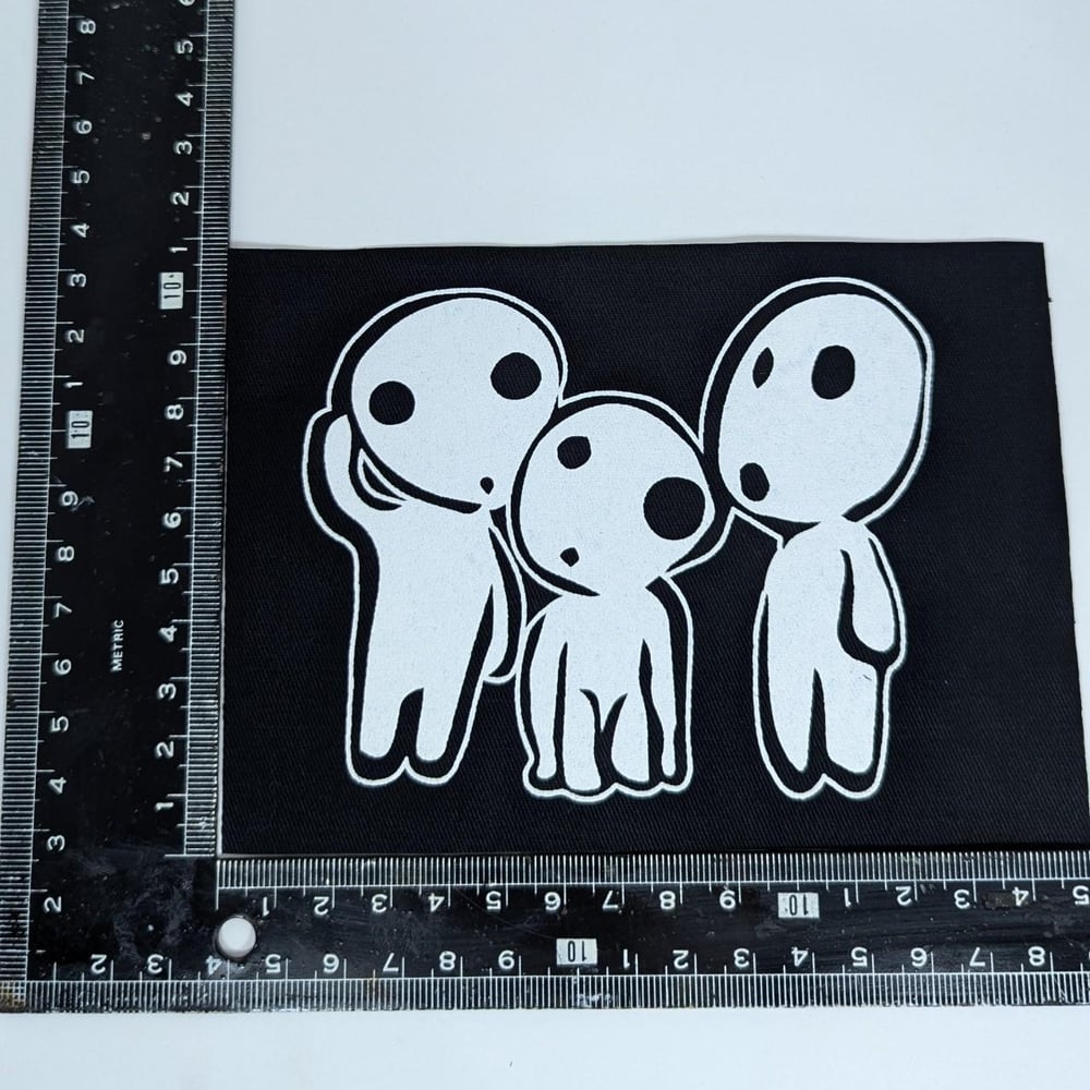 KODAMA canvas sew-on BLACK patch