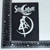 SAILOR MOON canvas sew-on BLACK patch