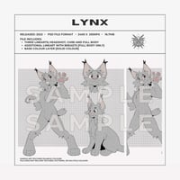 LYNX LINEART TEMPLATE