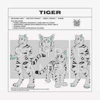 TIGER LINEART TEMPLATE