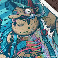 Image 1 of Official Primus Gig Poster - 8.5.24 show - Cuyahoga Falls, OH - Glitter Foil