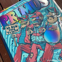 Image 1 of Official Primus Gig Poster - 8.5.24 show - Cuyahoga Falls, OH - Rainbow Foil