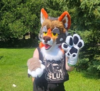 Image 4 of Red Wolf Fursuit Partial